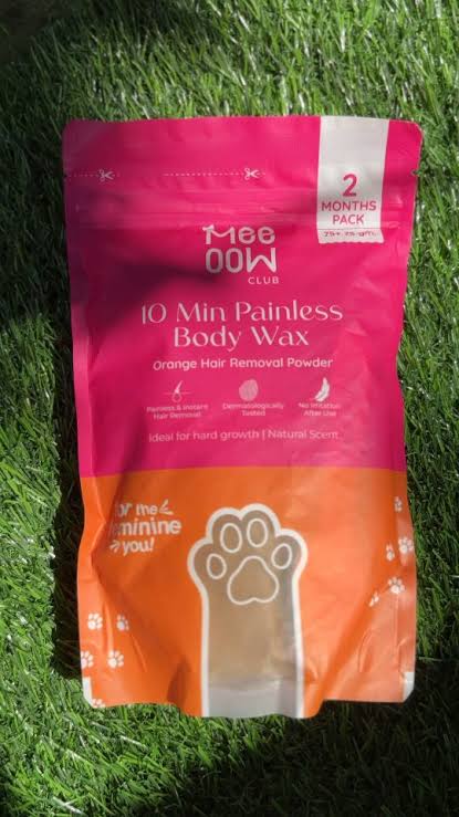 MEOW BODY HAIR REMOVAL WAX POWDER